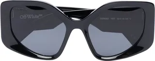 Black Denver Sculptural Frames Sunglasess