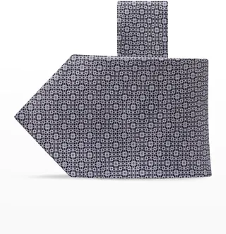 Men's Silk Geometric Tie