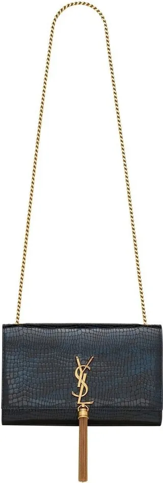 Embossed-Effect Chain-Link Bag