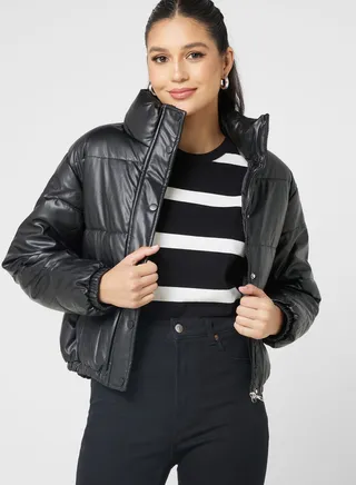 Cropped Padded Jacket