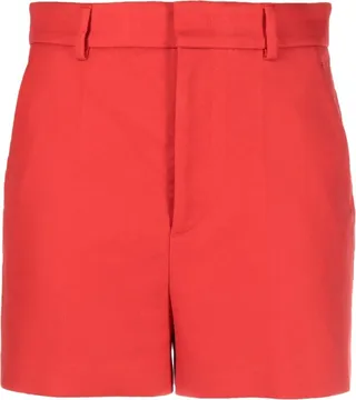 Tailored Cotton-Blend Shorts