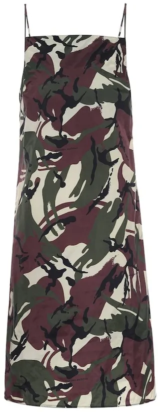 Camouflage slip dress