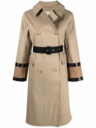 Marnoch mid-length trench coat