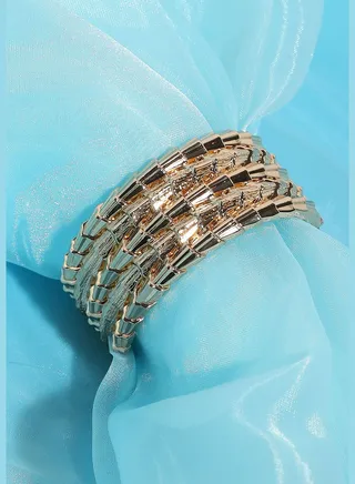 Gold Plated Designer Party Wear Bracelet For Women