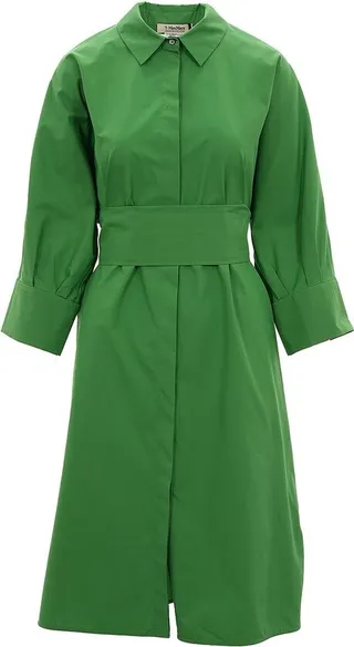 'S Max Mara Tabata Belted Midi Dress