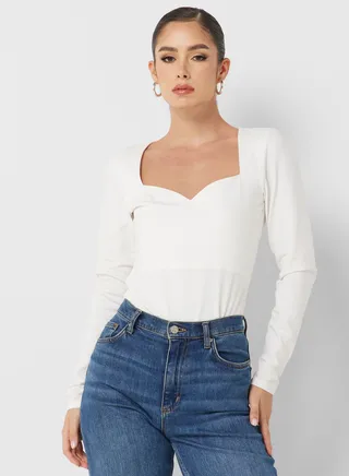 Sweetheart Neck Top