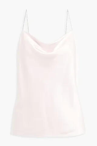 Silk-blend satin camisole
