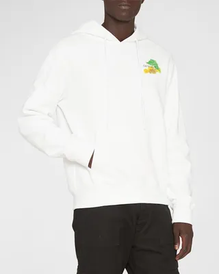Men's Multicolor Paint Arrow Hoodie