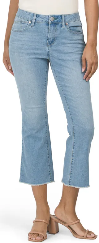 Xara Repreve Demi Bootcut Jeans With Fray Hem