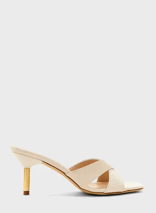 Cross Strap High Heel Sandals