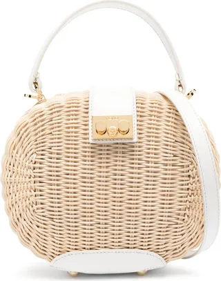 Small Straw Tote Bag