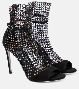 Galaxia embellished suede sandals