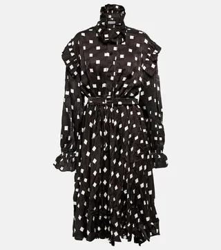 Printed midi dress