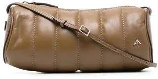 Padded Cylinder leather bag