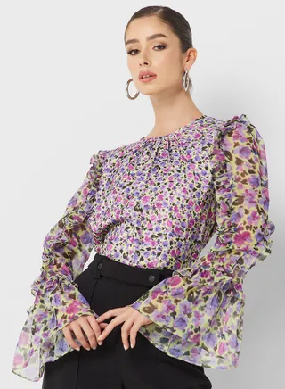 Floral Print Top
