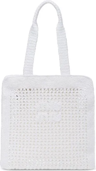 Interwoven Straw Tote Bag