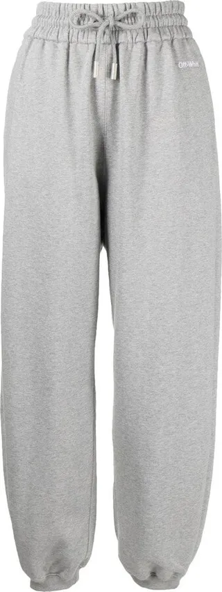 Embroidered-Logo Cotton Track Pants