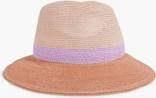 Courtney grosgrain-trimmed paper Panama hat