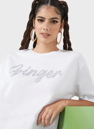Crew Neck Logo T-Shirt