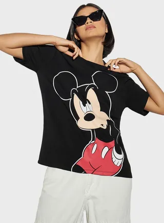 Printed Crew Neck T-Shirt