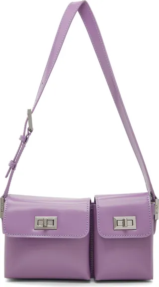 BY FAR Purple Baby Billy Bag