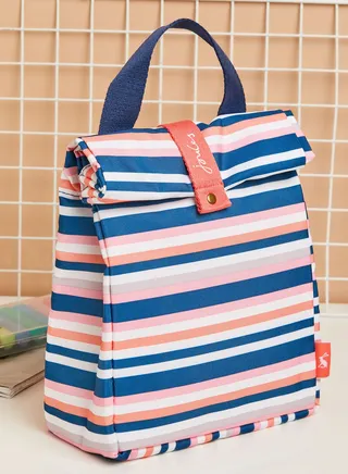 Roll Top Lunch Bag And Stripes