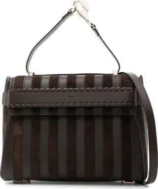 Nacha striped leather bag