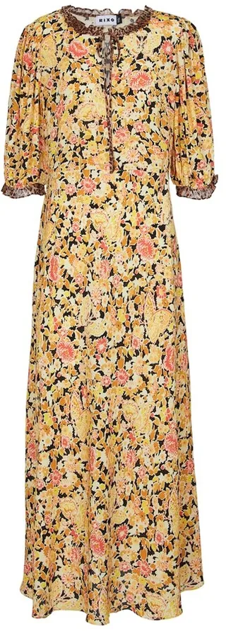 Hanna printed maxi dress