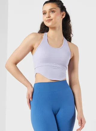 Longline Athletic Sports Bra