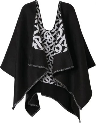 Burberry Monogram Jacquard Cape