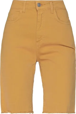 Denim Shorts Camel