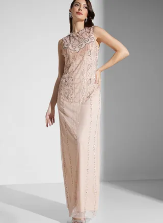 Embellished Maxi Dress
