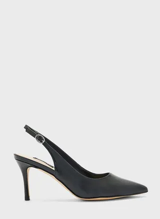 Pointed Toe Low Heel Pumps