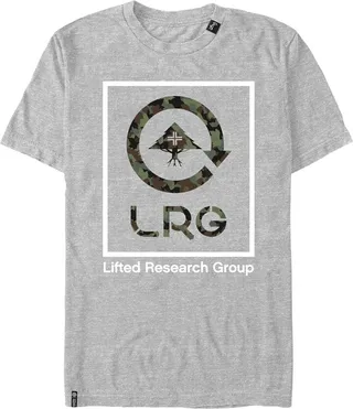 Men's LRG Large Camo Logo T-Shirt - Athletic Heather - Medium