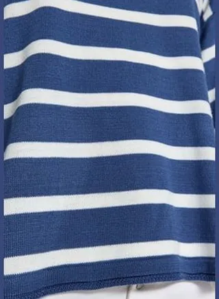 Indigo Basic Striped Knitwear Sweater TWOAW23KZ01847