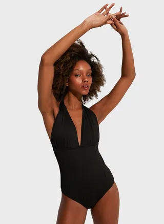 Surplice Neck Swimsuit