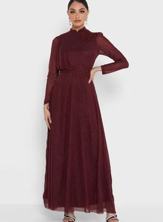 Embroidered Detail Dress