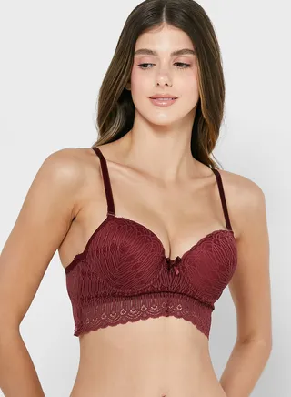 Laced Push Up Bra