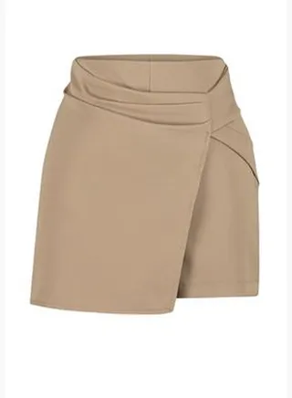 Mink Knot Detailed Shorts Skirt Shorts & Bermuda TWOSS24SR00005