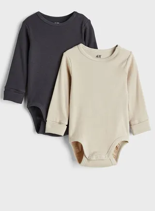 Kids 2 Pack Essential Bodysuits