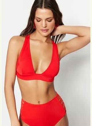 Red Triangle Bikini Top TBESS23BU00211