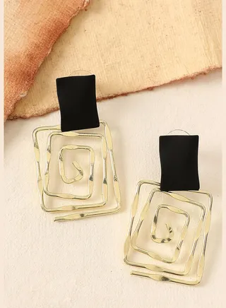 Gold Plated Party Designer Drop Earring For Women