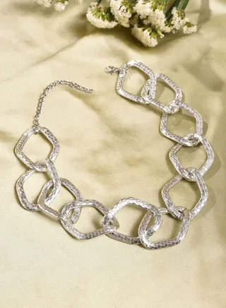 Silver Plated Designer Necklace
