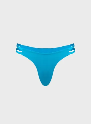 Strappy High Leg Bikini Bottom