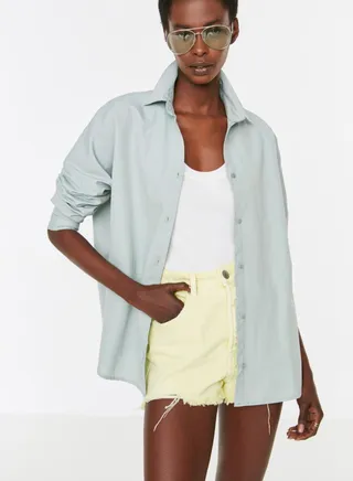 Oversized Button Down Shirt