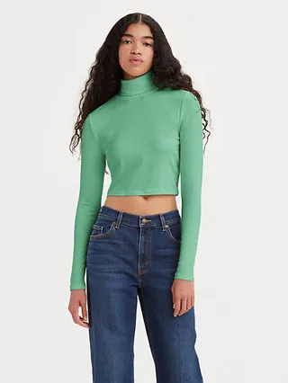 Levi's Oriel Turtleneck - Women's - Electric Green
