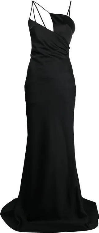 Melva satin long dress