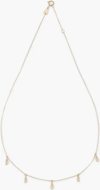 14 Karat Gold Diamond Necklace