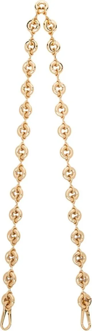 Gold-Tone Donut Bag Chain Strap