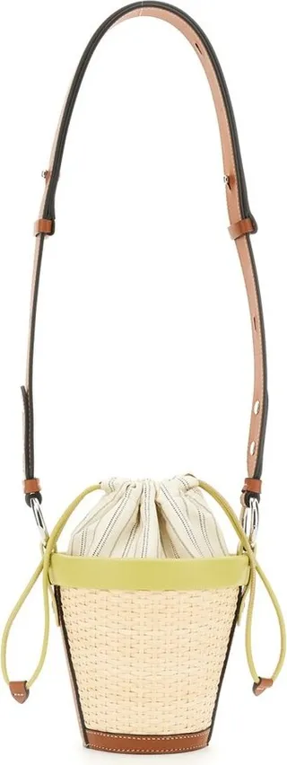 Maison Margiela Woven Drawstring Shoulder Bag